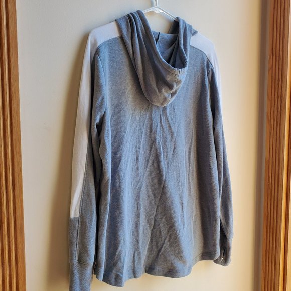 Tek Gear Gray Hooded Sweatshirt Size Large - Picture 12 of 14